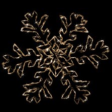 Image of 48" Dynamic RGBWW Dendrite Snowflake